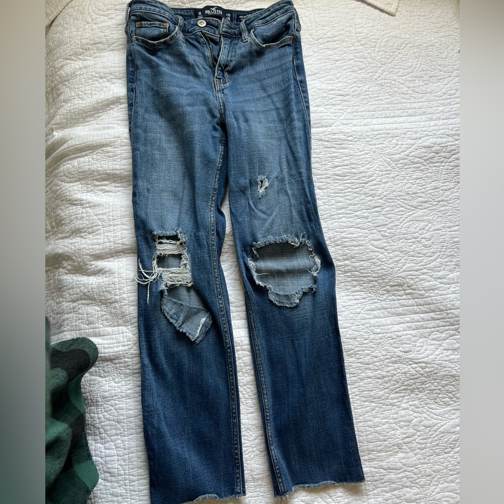 Hollister slim straight leg demin jeans